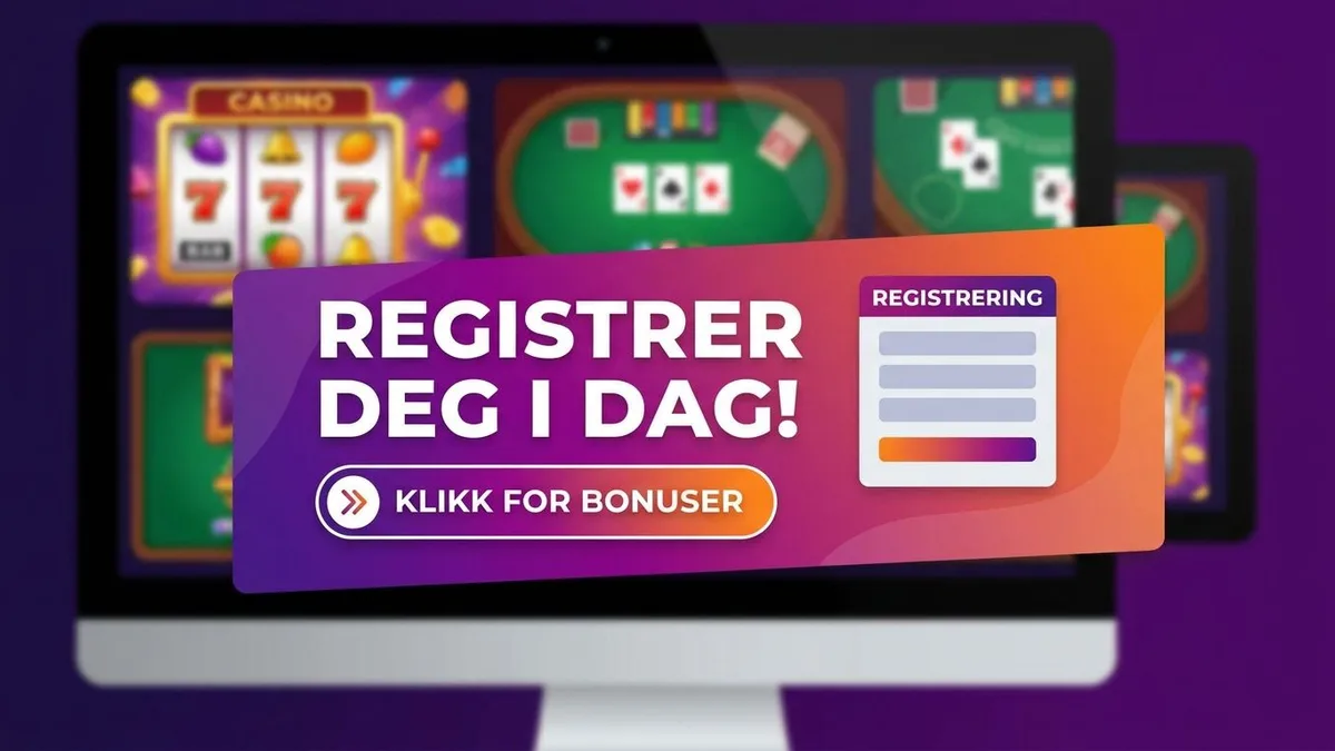Registrer deg med bonus